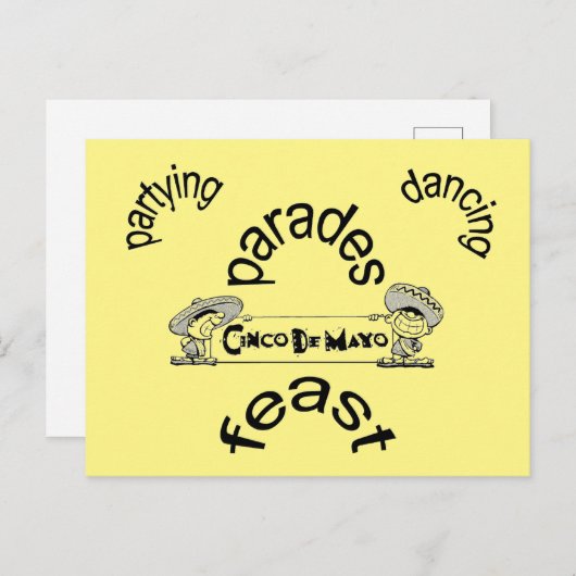 Paraden- Postkarte (Vorne/Hinten)