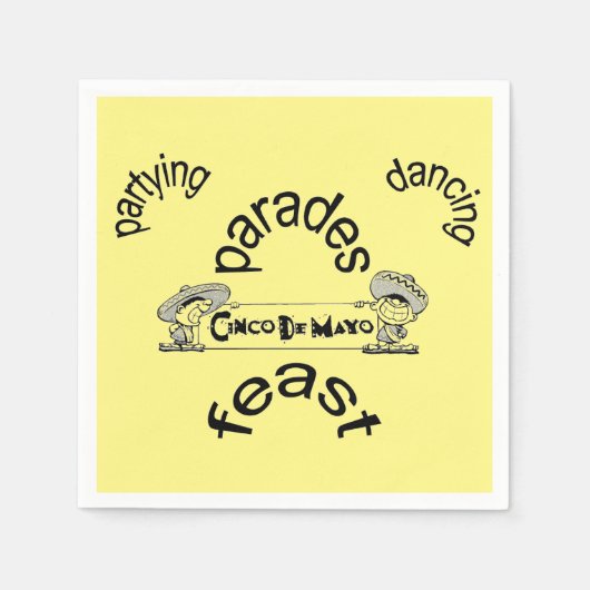 Paraden- Serviette (Vorderseite)