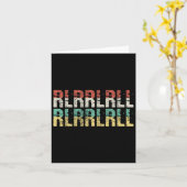 Paradiddle Drummer Geschenk Drumset Karte (Gelbe Blume)