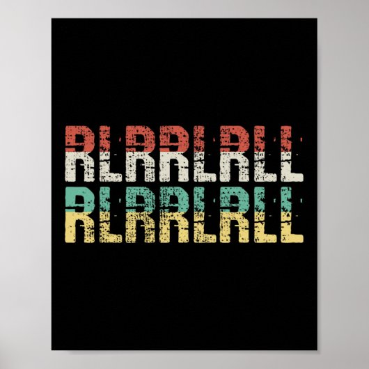 Paradiddle Drummer Geschenk Drumset Poster (Vorne)