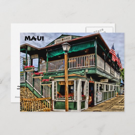 Paradies 21 Postkarte (Vorne/Hinten)