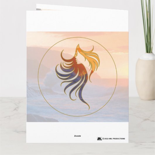 Paradies 2 Muttertagskarte Karte (Rückseite)