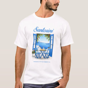 Paradies am Ägäischen Meer Kunst T-Shirt