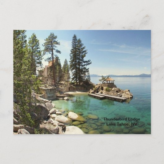 Paradies am See Tahoe, Nevada Postkarte (Vorderseite)