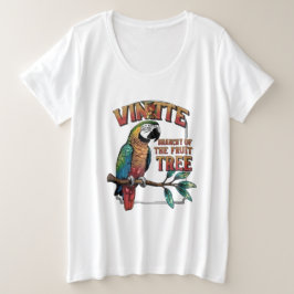 Paradies auf einer Fruchtzweigung Große Größe T-Shirt