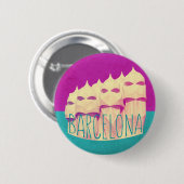 Paradies Barcelonas Gaudi Button (Vorne & Hinten)