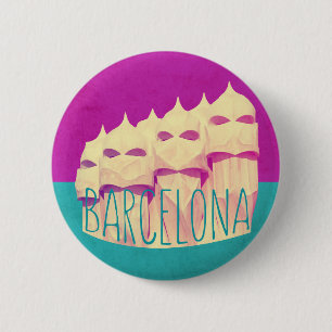 Paradies Barcelonas Gaudi Button