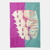 Paradies Barcelonas Gaudi Geschirrtuch (Vertikal)