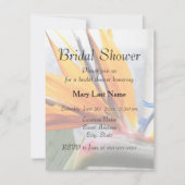 Paradies-Brautparty Einladung (Vorderseite)