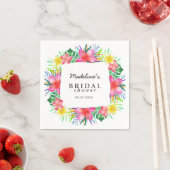 Paradies-Brautparty Serviette (Beispiel)