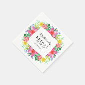 Paradies-Brautparty Serviette (Ecke)