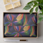Paradies-bunter Regenbogen-abstrakte Blumen-Kunst Seidenpapier (Geschenk)