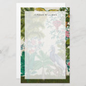 Paradies Chinoiserie Briefpapier (Vorne/Hinten)