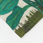 Paradies Chinoiserie Fleecedecke (Ecke)