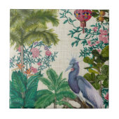 Paradies Chinoiserie Fliese (Vorderseite)