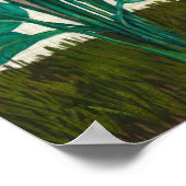 Paradies Chinoiserie Poster (Ecke)