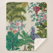 Paradies Chinoiserie Sherpadecke (Vorderseite)
