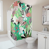 Paradies der Flora II Duschvorhang (Beispiel)