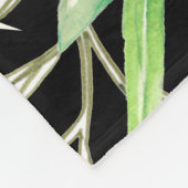 Paradies der Flora II Fleecedecke (Ecke)