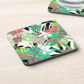 Paradies der Flora II Getränkeuntersetzer (Linke Seite)