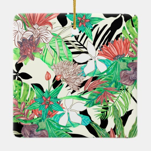 Paradies der Flora II Keramikornament (Rückseite)