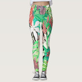 Paradies der Flora II Leggings (Vorderseite)