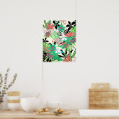 Paradies der Flora II Poster (Küche)