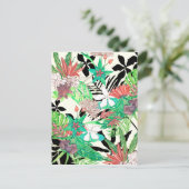 Paradies der Flora II Postkarte (Stehend Vorderseite)