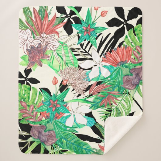 Paradies der Flora II Sherpadecke (Vorderseite)