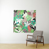 Paradies der Flora II Wandteppich (Beispiel (Horizontal))