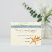 Paradies der tropischen Muschel - UAWG-Karten RSVP Karte (Stehend Vorderseite)