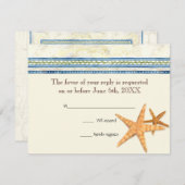 Paradies der tropischen Muschel - UAWG-Karten RSVP Karte (Vorne/Hinten)