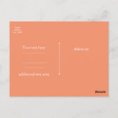 Paradies Der Vogel Elegante Postkarte (Rückseite)