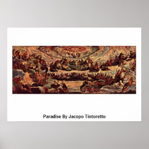Paradies durch Jacopo Tintoretto Poster