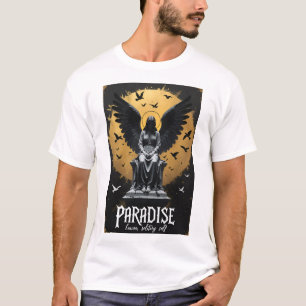 Paradies Einsamer Engel Kunst T-Shirt