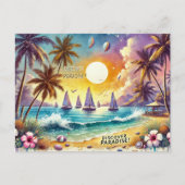 Paradies entdecken postkarte (Vorderseite)