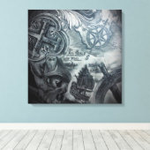 Paradies erwartet Leinwand (Insitu (Holzboden))