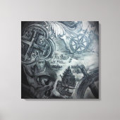 Paradies erwartet Leinwand (Vorderseite)