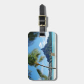 Paradies existiert gepäckanhänger (Vorderseite vertikal)