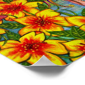 Paradies Fairy mit Froschplakat Poster (Ecke)