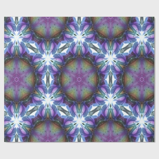 Paradies flatternd Sand Dollar Muster Geschenkpapier (Flach)