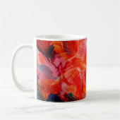 Paradies Floral Bird Phoenix Flammkunst Kaffeetasse (Links)