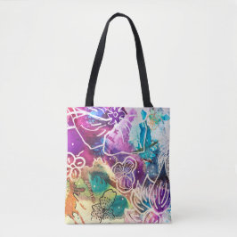 Paradies Floral Tote Beutel Tasche