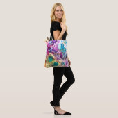 Paradies Floral Tote Beutel Tasche (Am Model)