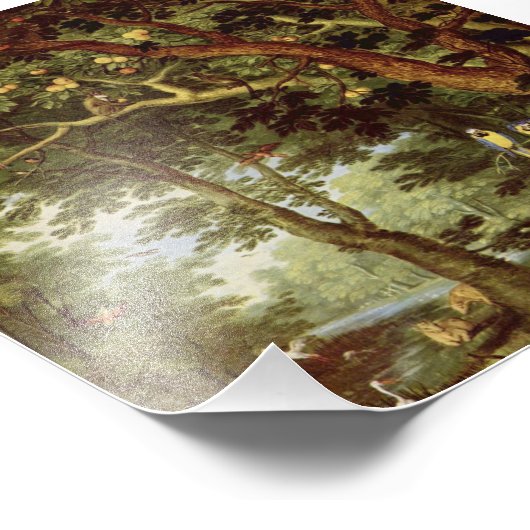 Paradies Fotodruck (Ecke)