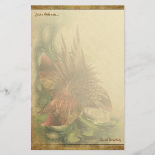 Paradies-Fraktal-Blumen-Briefpapier Briefpapier