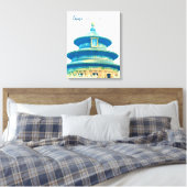 Paradies für Chinen Leinwanddruck (Insitu (Schlafzimmer))