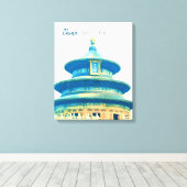 Paradies für Chinen Leinwanddruck (Insitu (Holzboden))