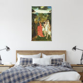 Paradies für den symbolischen Brunnen Leinwanddruck (Insitu (Schlafzimmer))