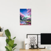 Paradies für Flora Poster (Heimbüro)